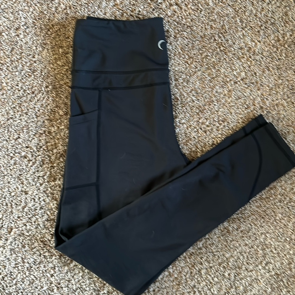 Zyia Black Pocket Light n Tight Hi-rise 7/8 24"